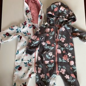 Fleece Carters 3M Body Suits